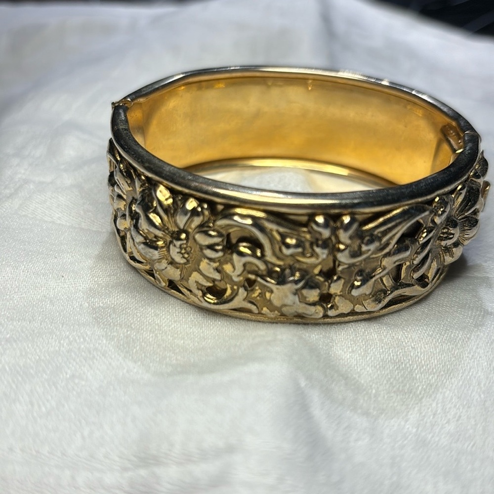 Vintage Vargus Gold Cuff Bracelet